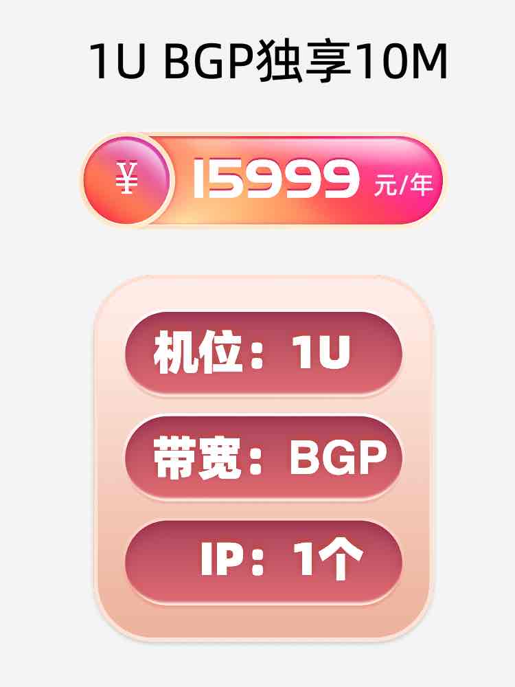 衡阳BGP独享服务器托管价格
